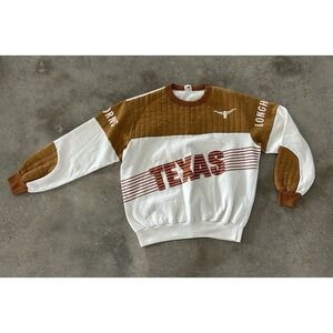 Vintage 80's UT Texas Longhorns  Crewneck Chalk Line Sweatshirt Mens Sz L